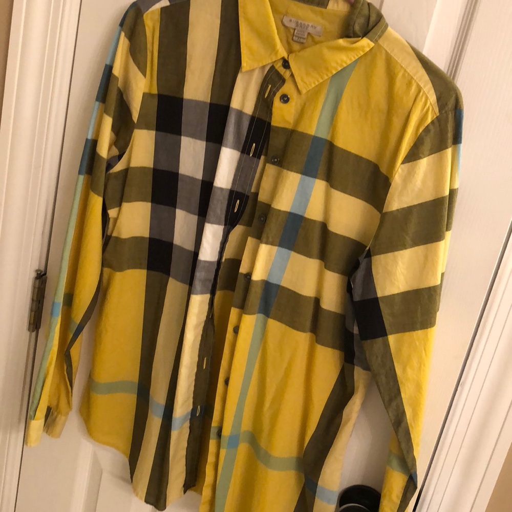 Burberry plaid shirt